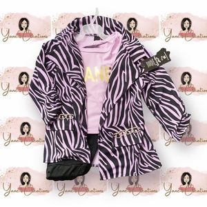 Zebra print girls set